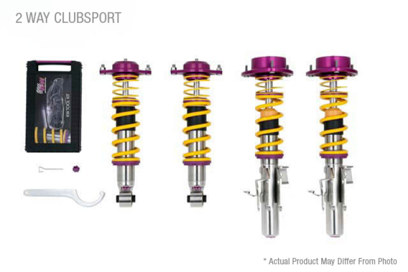 KW Porsche 911 996 GT3 RS Clubsport Coilover Kit 2-Way 35271817