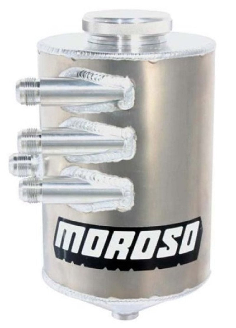 Moroso Dry Sump Oil Tank - Drag - 15in Tall - Three -12An Fittings 22688