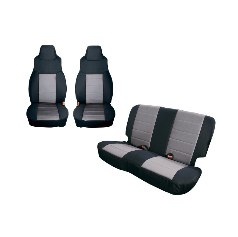 Rugged Ridge RUG Seat Cover Kit- Front/Rear Body Armor & Protection Seat Covers main image