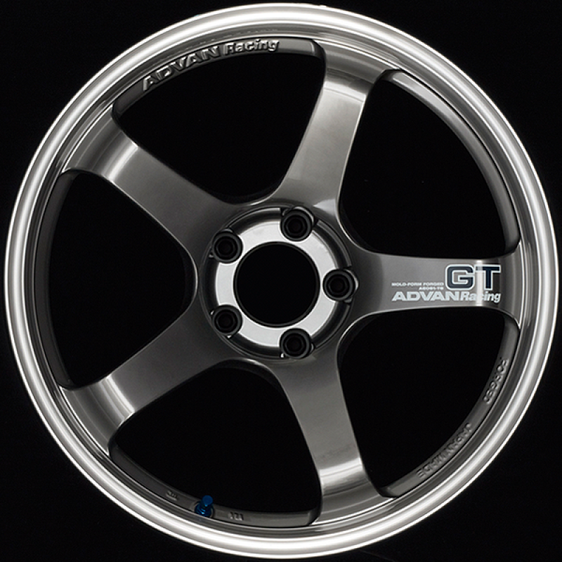Advan GT 18x9.5 +45 5-114.3 Machining & Racing Metal Black Wheel YAQ8J45ERMB