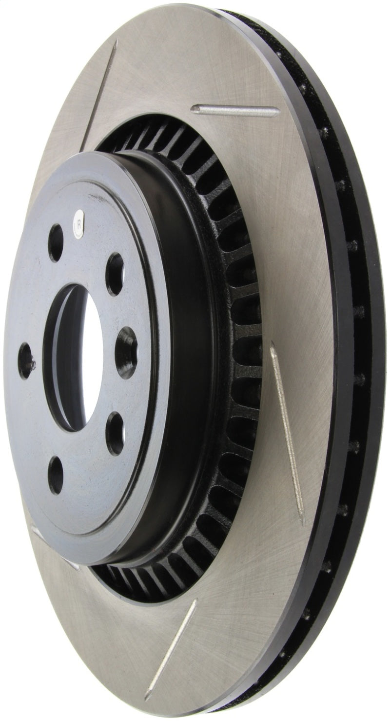 StopTech Sport Slotted Brake Rotor; Rear Left