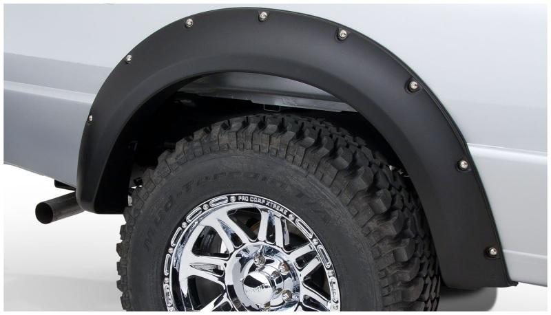 Bushwacker 93-11 Ford Ranger Styleside Pocket Style Flares 2pc 72.0/84.0in Bed - Black 21038-02 Main Image