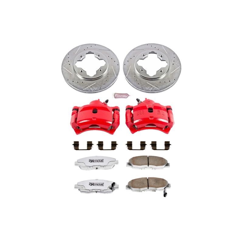 PowerStop PSB Z26 Street Kit w/Cals Brakes, Rotors & Pads Brake Kits - Performance D&S main image