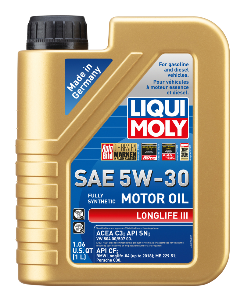 LIQUI MOLY 1L Longlife III Motor Oil 5W-30 20220