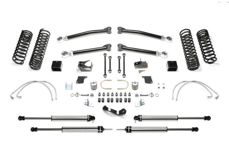 Fabtech 07-18 Jeep JK 4WD 2-Door 3in Trail LT System w/DL Shocks K4053DL Main Image