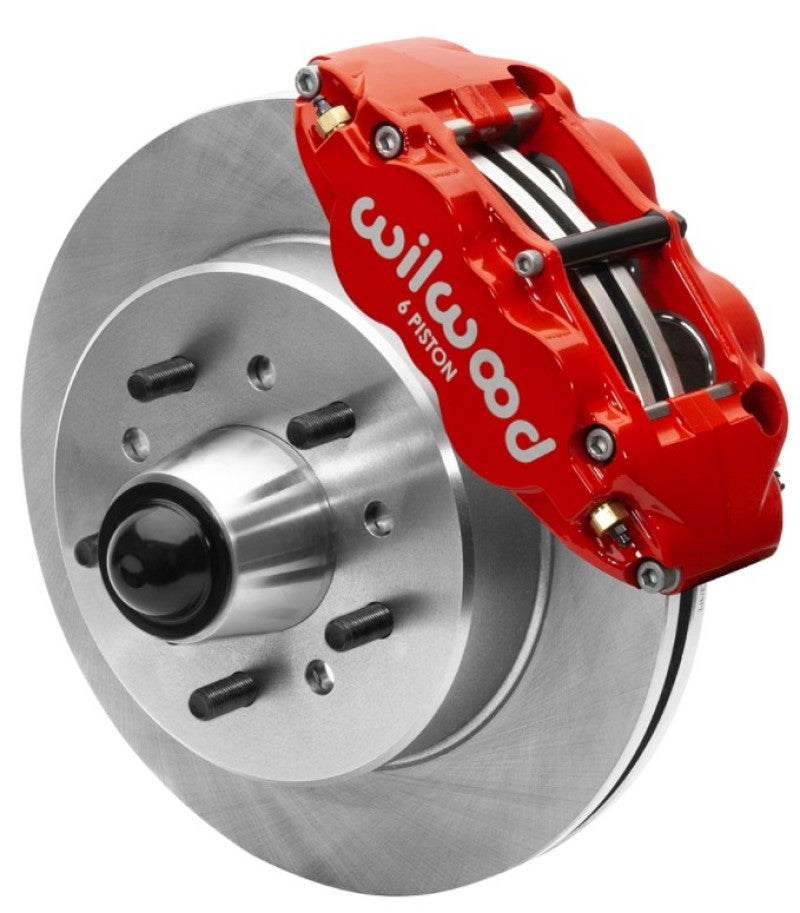 Wilwood Forged Narrow Superlite 6R Front Big Brake Kit 12.19in Rotors 88-98 C1500 - Red 140-15948-R