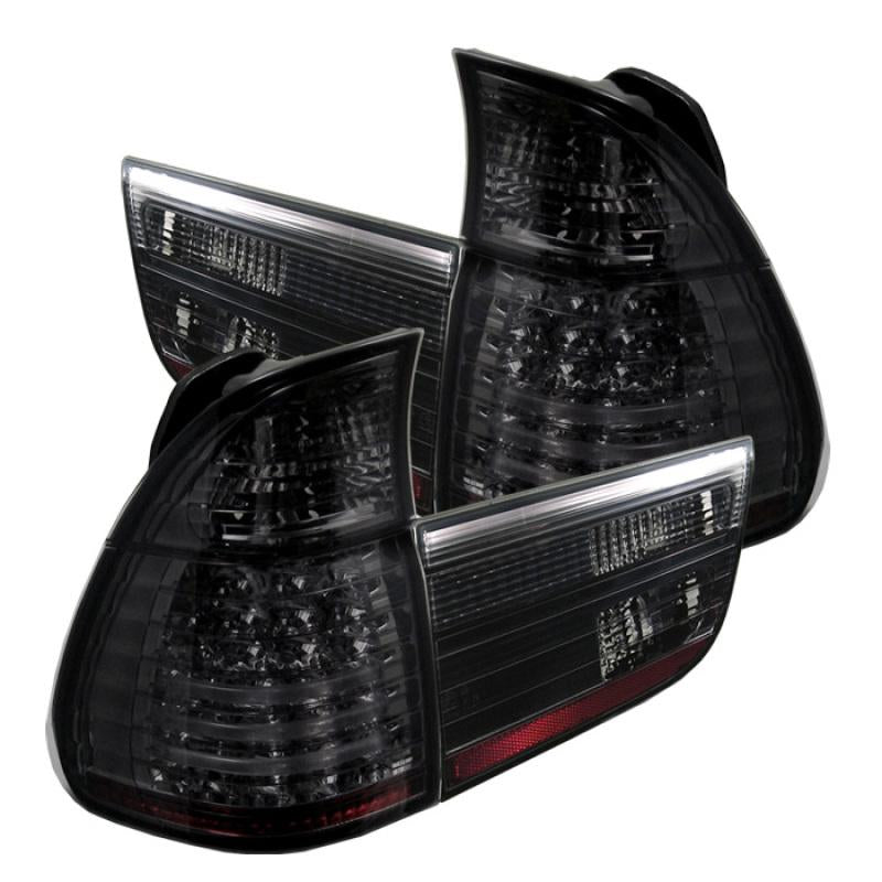 Spyder BMW E53 X5 00-06 4PCS LED Tail Lights Smoke ALT-YD-BE5300-LED-SM 5000828 Main Image