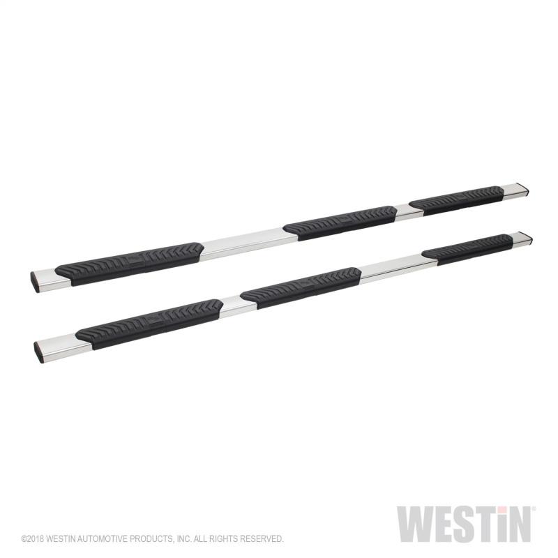 Westin 2019 Chevrolet Silverado/Sierra 1500 Crew Cab (6.5ft) R5 Modular Nerf Step Bars - Polished SS 28-534690 Main Image