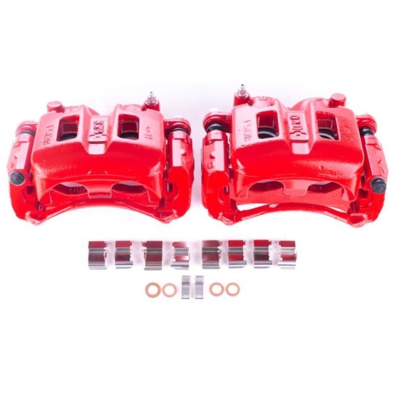 PowerStop PSB Red Calipers Brakes, Rotors & Pads Brake Calipers - Perf main image