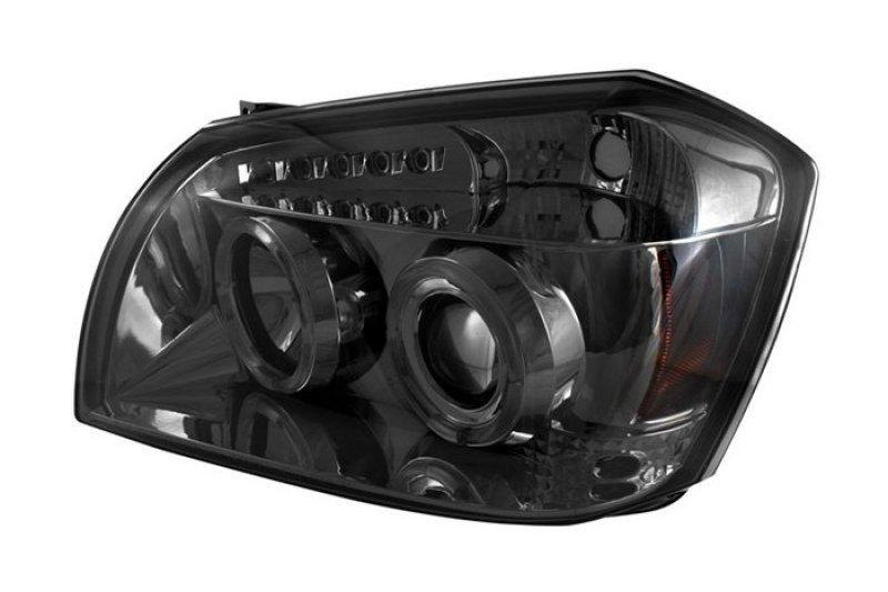 Spyder Dodge Magnum 05-07 Projector Headlights LED Halo LED Smke (Not Included) PRO-YD-DMAG05-LED-SM 5009890 Main Image