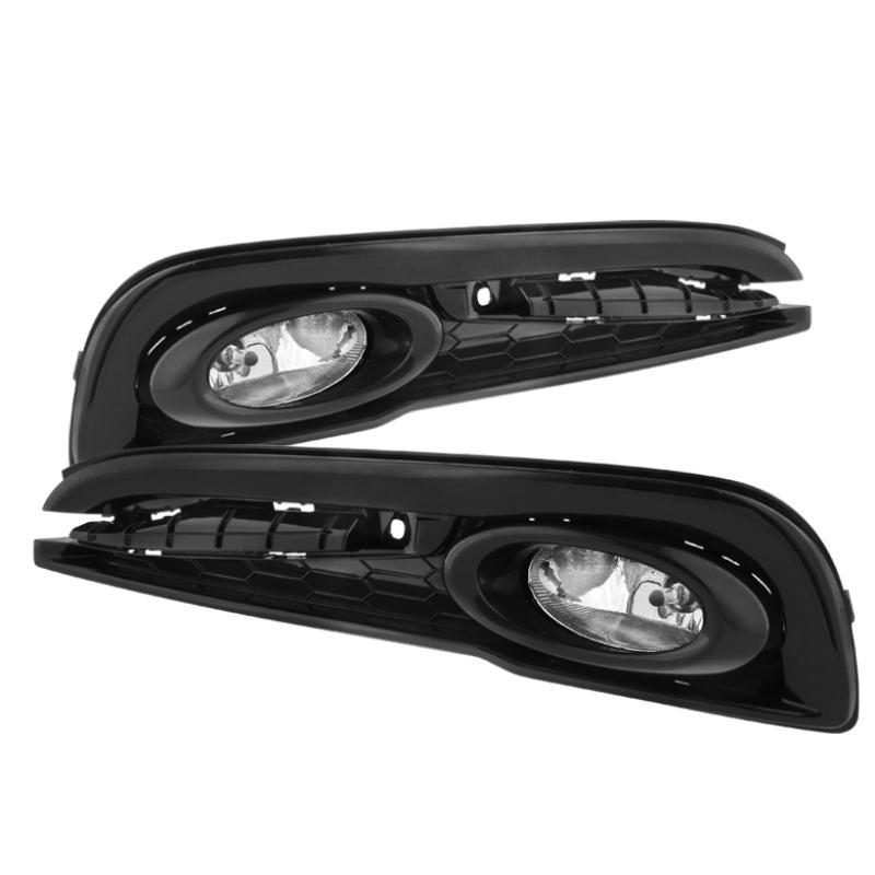 Spyder Honda Civic 2013-2014 4dr OEM Fog Light W/Switch Clear FL-HC2013-4D-C 5077745 Main Image