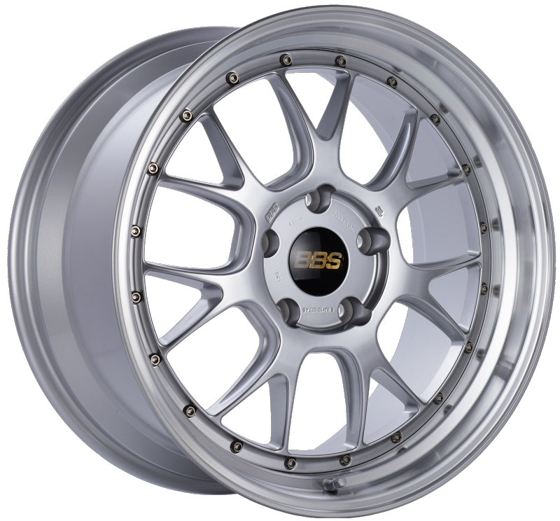 BBS LM-R 19x9.5 5x130 ET40 CB71.6 Diamond Silver Center Diamond Cut Lip Wheel LM311DSPK Main Image