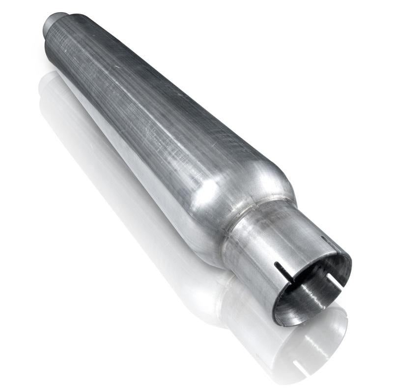 Stainless Works 2.5in SMOOTH TUBE MUFFLER (MILL FINISH) ST252425 Main Image