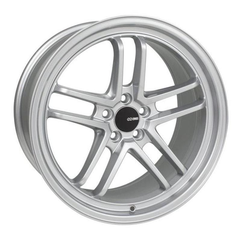 Enkei TSP5 18x8.5 5x114.3 25mm Offset 72.6mm Bore Silver Wheel 497-885-6525SP