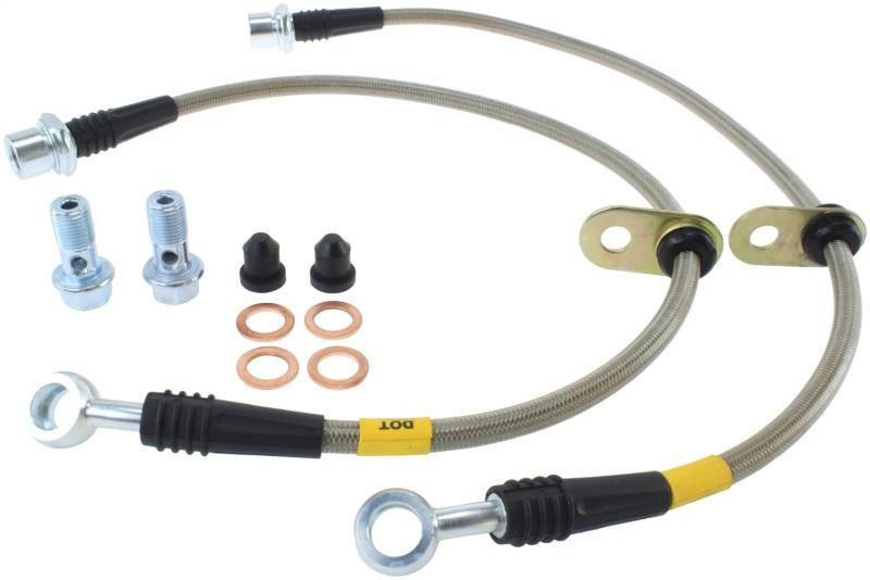 StopTech 94-99 Toyota Celica Front Stainless Steel Brake Lines 950.44020 Main Image