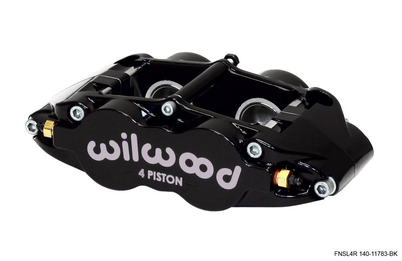 Wilwood Caliper-FNSL4R - Black, 1.25/1.25" Pistons, 1.10"