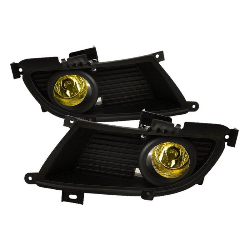 Spyder Mitsubishi Lancer 04-06 OEM Fog Lights w/ Switch (Wont Fit EVO)- Yellow FL-ML04-Y 5021106 Main Image