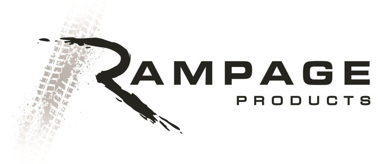 Rampage 2018-2019 Jeep Wrangler(JL) Sport 2-Door Rear Double Tube Bumper - Black 8822