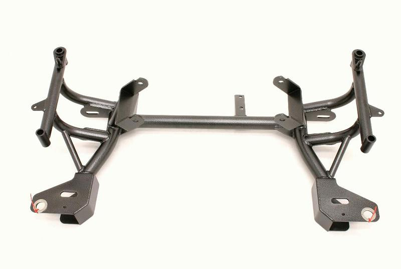 BMR 98-02 4th Gen F-Body K-Member w/ Turbo LS1 Motor Mounts and Pinto Rack Mounts - Black Hammertone KM013-1H Main Image