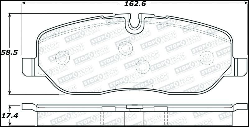 StopTech Street Brake Pads 308.10980 Main Image