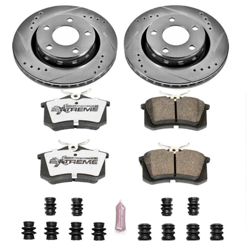 PowerStop PSB Z26 Street Warrior Kit Brakes, Rotors & Pads Brake Kits - Performance D&S main image