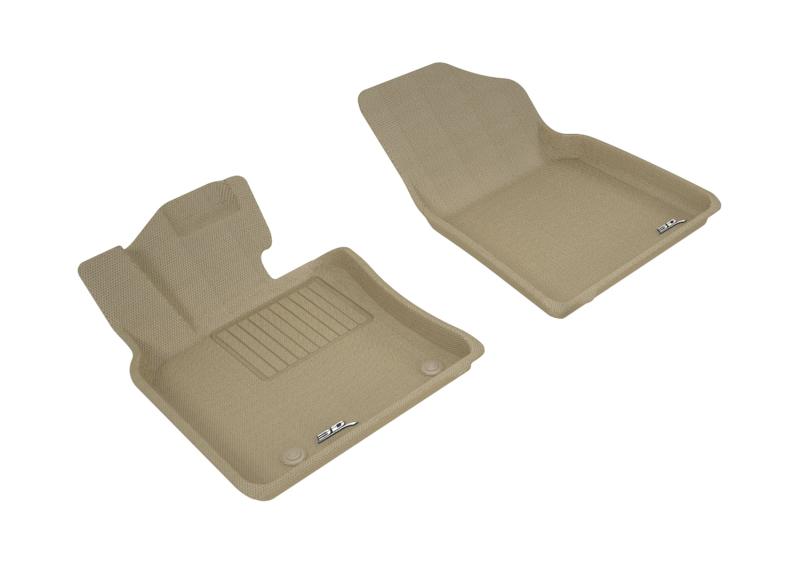 3D MAXpider 2018-2020 Toyota Camry Kagu 1st Row Floormat - Tan L1TY23711502 Main Image