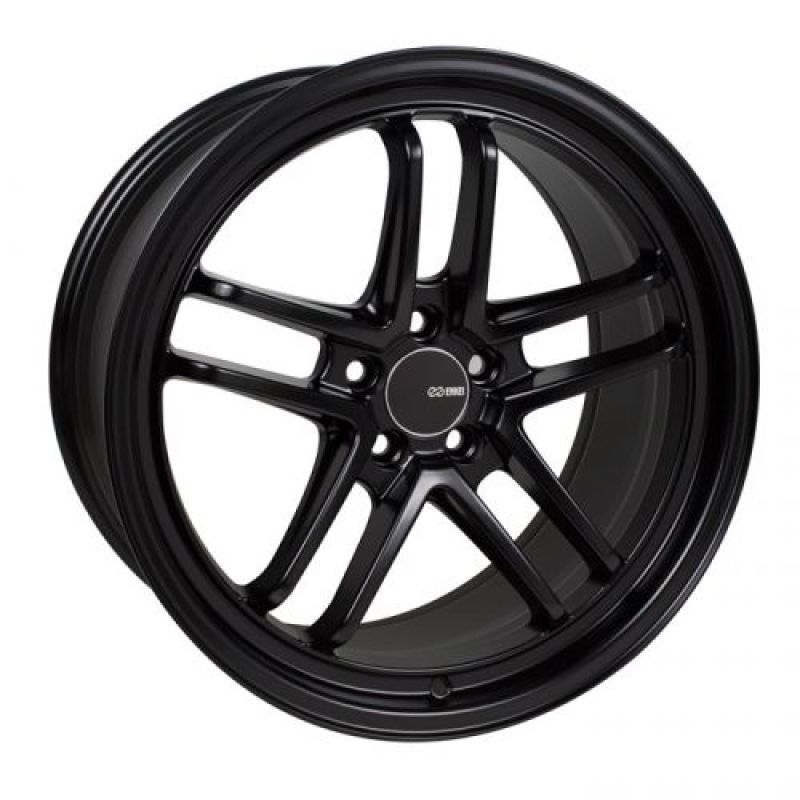 Enkei TSP5 17x8 5x112 45mm Offset 72.6mm Bore Black Wheel 497-780-4445BK