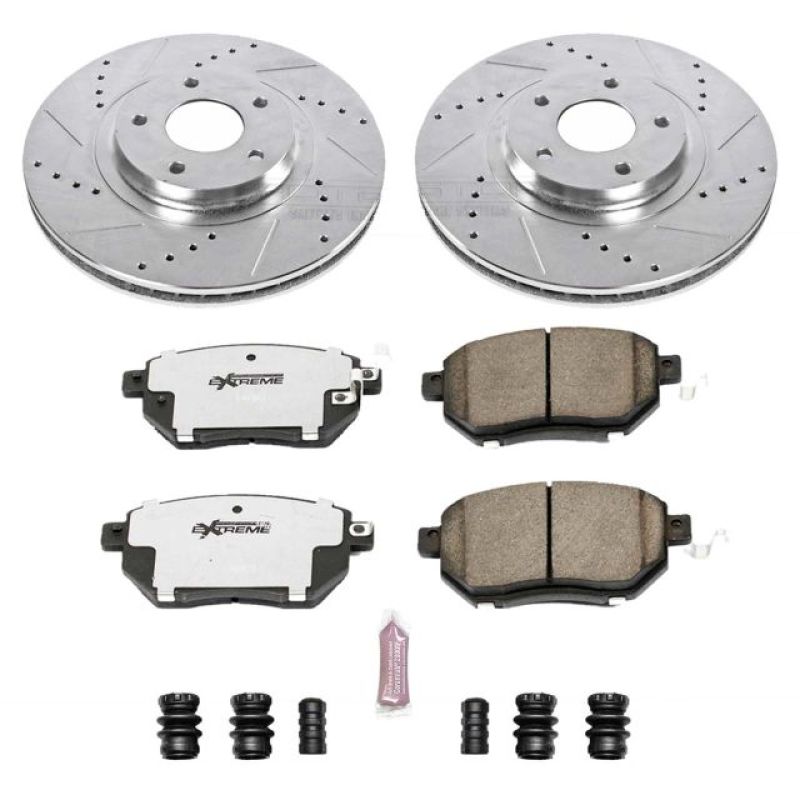 PowerStop PSB Z26 Street Warrior Kit Brakes, Rotors & Pads Brake Kits - Performance D&S main image