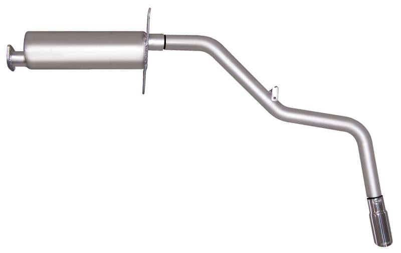 Gibson 98-99 Nissan Frontier SE 2.4L 2.5in Cat-Back Single Exhaust - Stainless 612201 Main Image