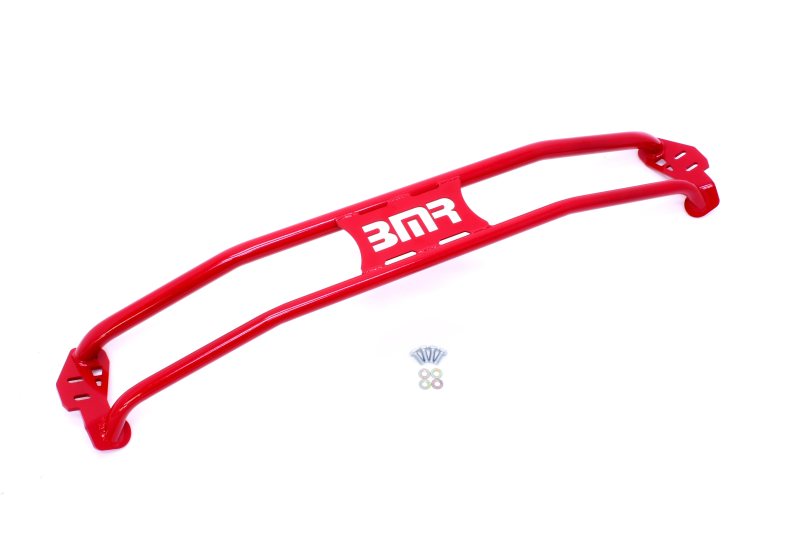 BMR 11-15 5th Gen Camaro Front 2-Point Strut Tower Brace - Red STB017R