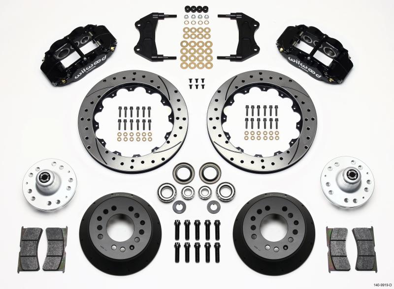 Wilwood Narrow Superlite 6R Front Hub Kit 12.88in Drilled WWE ProSpindle 140-9919-D Main Image