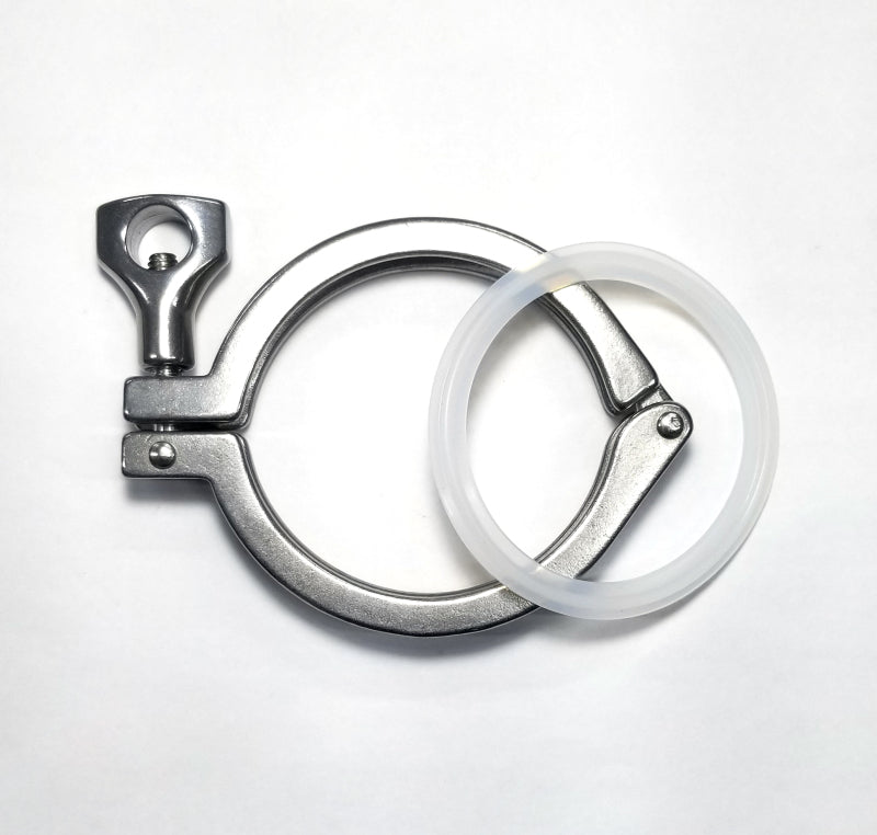 Stainless Bros 3.0in Stainless Steel Fit Up clamp 619-07600-0100