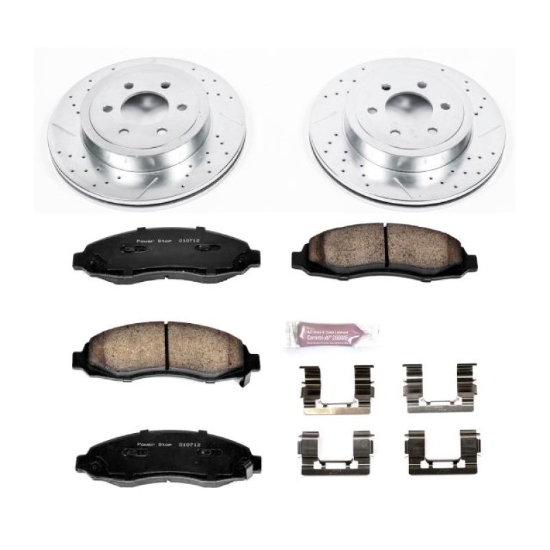 PowerStop PSB Z23 Evolution Kit Brakes, Rotors & Pads Brake Kits - Performance D&S main image