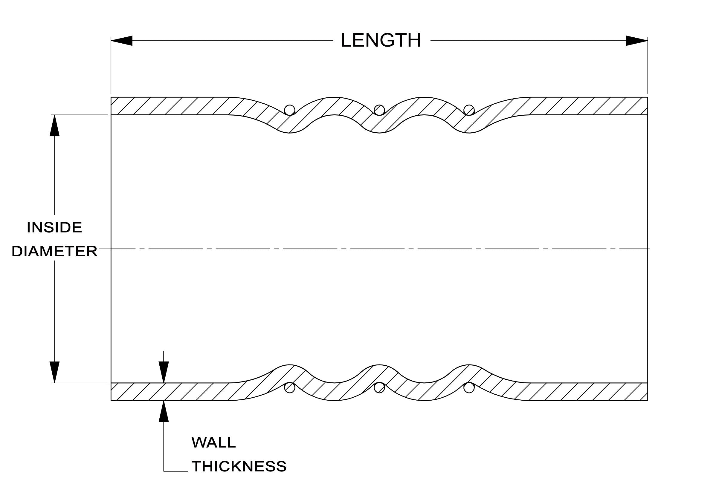 HPS 3-1/2" ID, Silicone Charge Air Cooler CAC Hose Double Hump Coupler Bellow Hot Side, Ultra High Temp 4-ply Aramid Reinforced