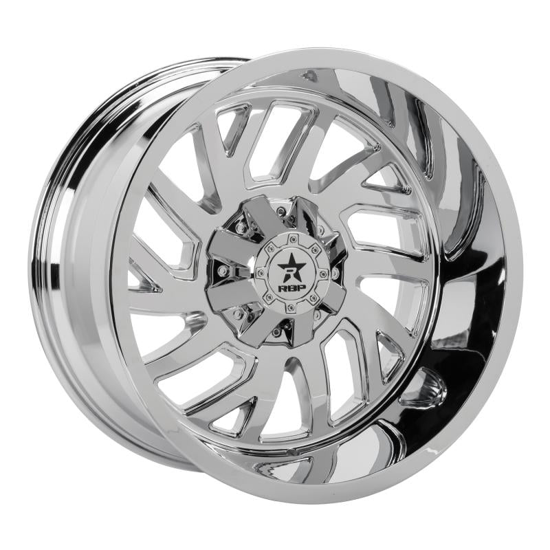 RBP 65R Glock 22x12 5x139.7 BP / 4.75 BS -44mm Offset 78mm CB (Hub Centric) Chrome Wheel 65R-2212-85-44C Main Image