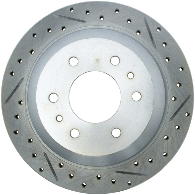 StopTech Select Sport 02-09 Chevrolet Trailblazer Slotted & Drilled Left Rear Brake Rotor 227.66052L