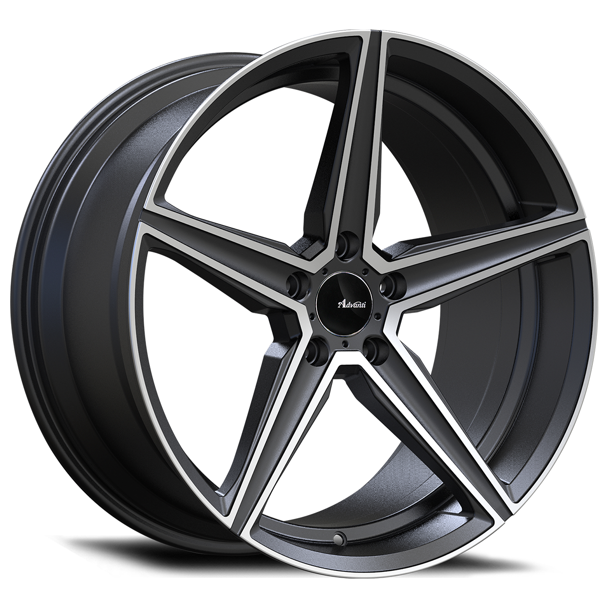 Advanti Racing Cammino Wheel Matte Grey Machine Face 18x8 +45 5x108