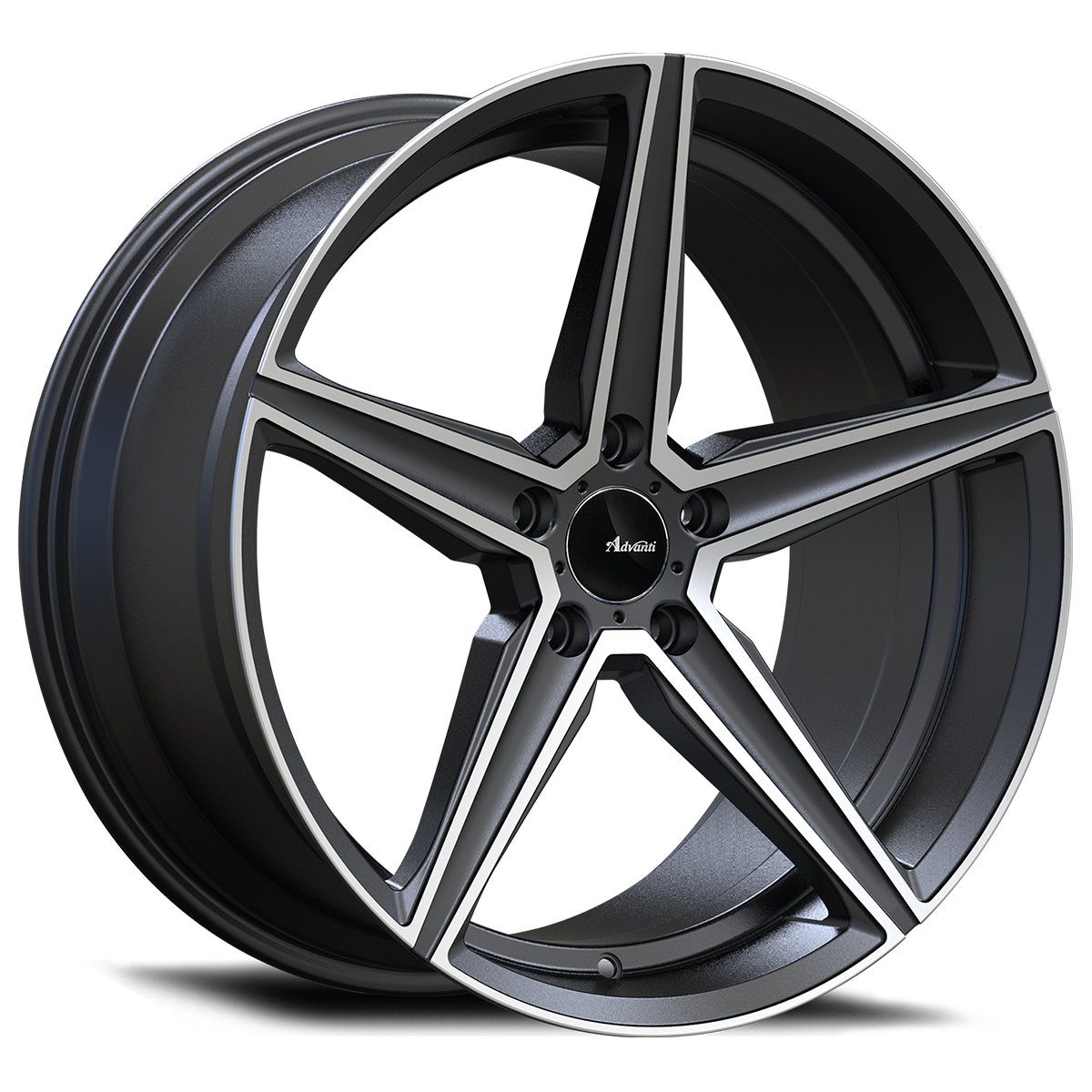 Advanti Racing Cammino Wheel Matte Grey Machine Face 20x9 +35 5x112
