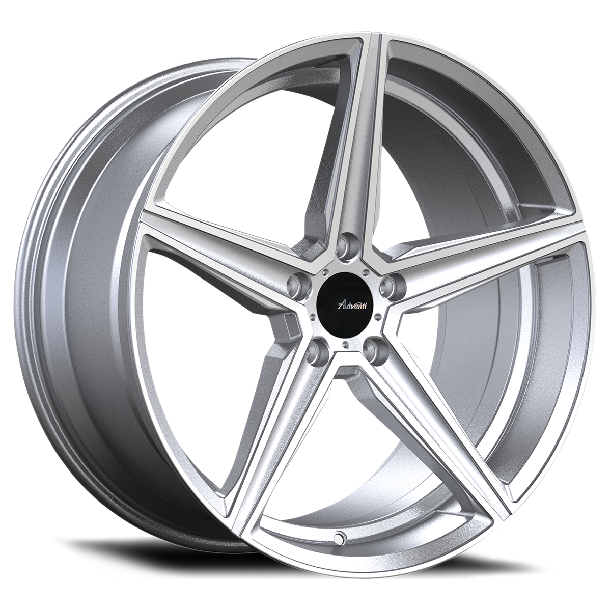 Advanti Racing Cammino Wheel Silver Machine Face 18x9 +35 5x100