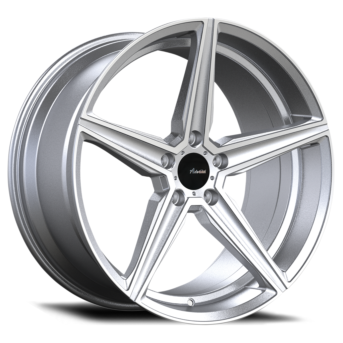 Advanti Racing Cammino Wheel Silver Machine Face 19x9.5 +35 5x114.3