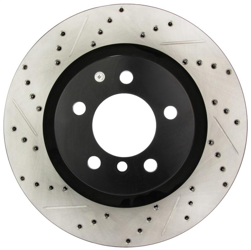 StopTech 06-09 Land Rover Range Rover SportStop Slotted & Drilled Front Right Rotor 127.22016R Main Image