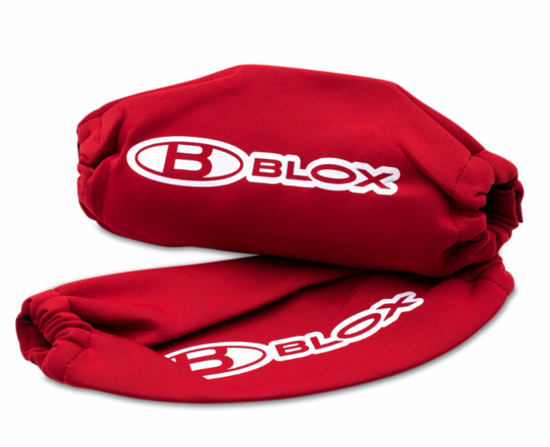 BLOX Racing Neoprene Coilover Covers - Red (Pair) BXAP-00033-RD