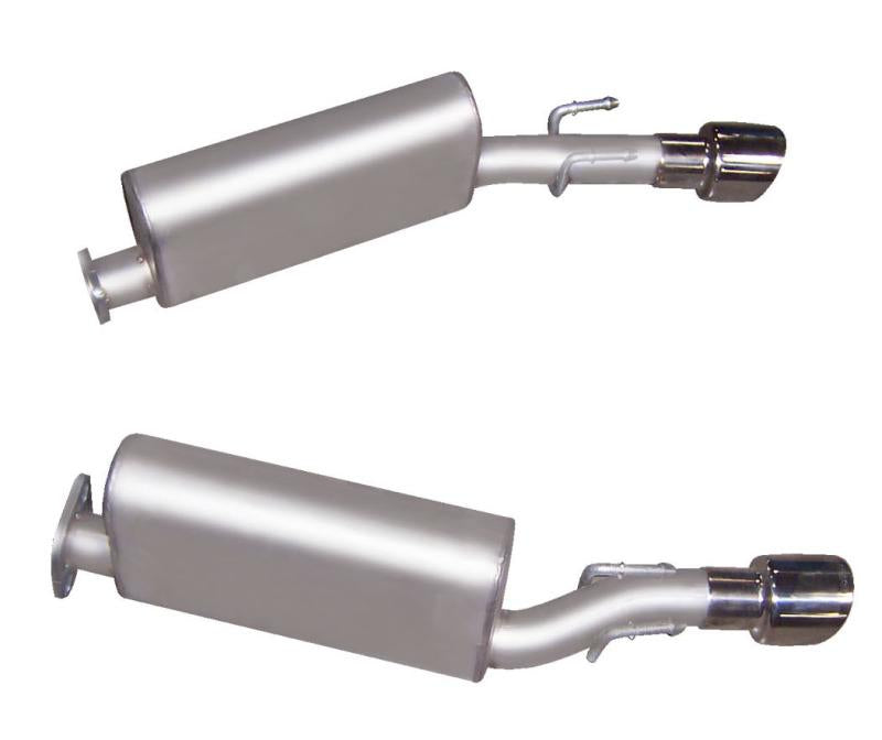 Gibson 05-06 Pontiac GTO Base 6.0L 2.5in Axle-Back Dual Exhaust - Stainless 618000 Main Image