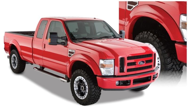 Bushwacker 08-10 Ford F-250 Super Duty Styleside OE Style Flares 4pc 81.0/96.0in Bed - Black 20918-02 Main Image