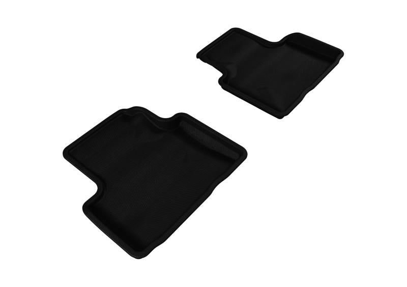 3D MAXpider 2007-2015 Infiniti Q40/G35/37 Kagu 2nd Row Floormats - Black L1IN00621509 Main Image