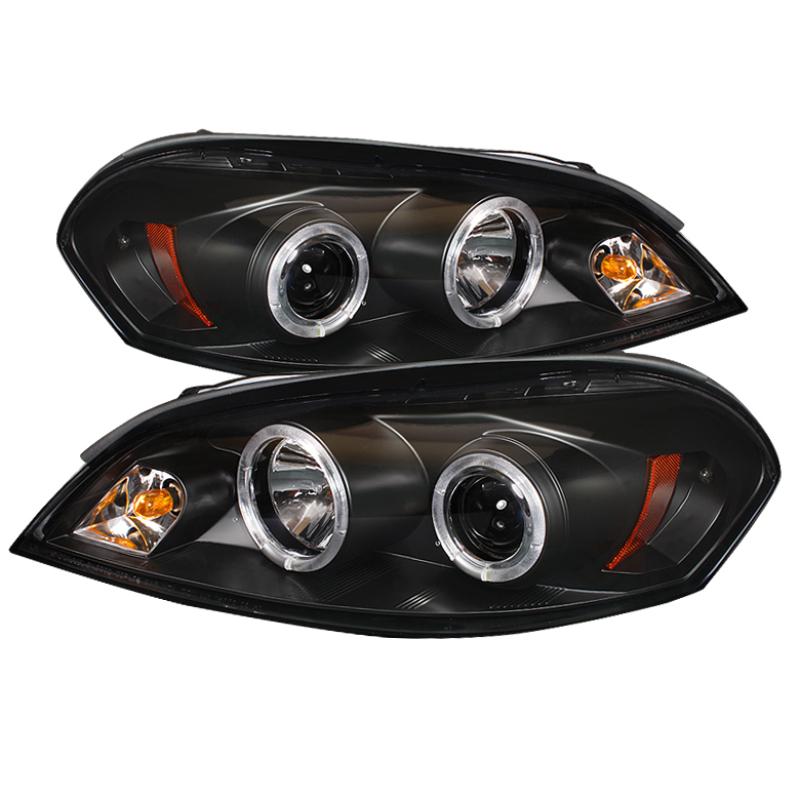 Spyder Chevy Impala 06-13 Projector Headlights LED Halo LED Blk PRO-YD-CHIP06-HL-BK 5031716 Main Image