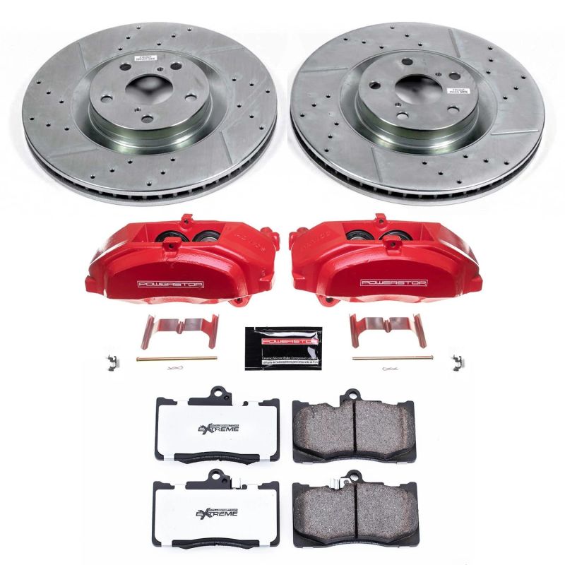 PowerStop PSB Z26 Street Kit w/Cals Brakes, Rotors & Pads Brake Kits - Performance D&S main image