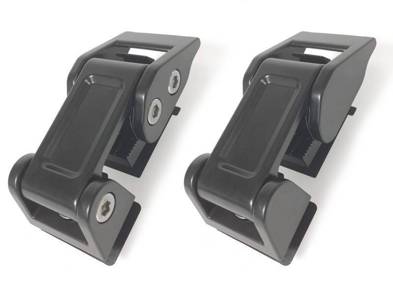 DV8 Offroad 2007-2018 Jeep Rocklaw Hood Catch System D-JP-190011-K Main Image