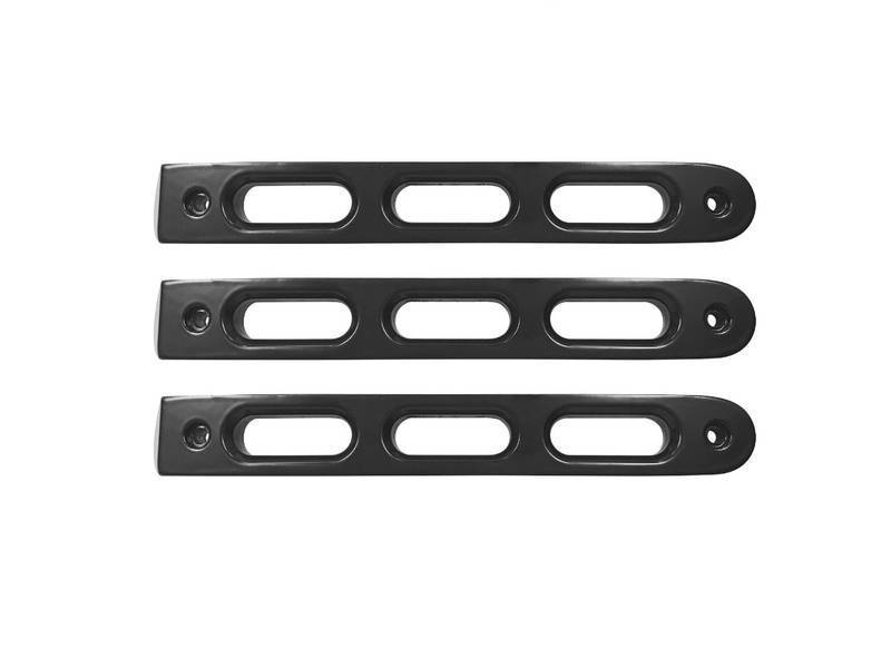 DV8 Offroad 2007-2018 Jeep JK Black Slot Style Door Handle Inserts - Set Of 3 D-JP-190026-BK-3 Main Image