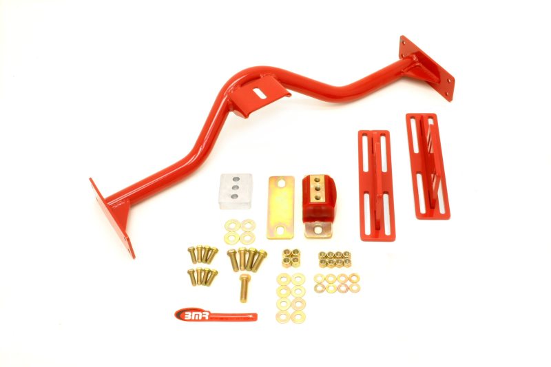 BMR 67-69 1st Gen F-Body Transmission Conversion Crossmember TH350/Powerglide/700R4/4L60E - Red TCC030R